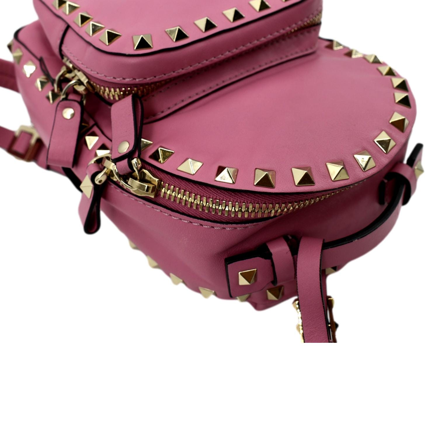 Valentino Leather Rockstud Mini Backpack (SHF-17289) – LuxeDH