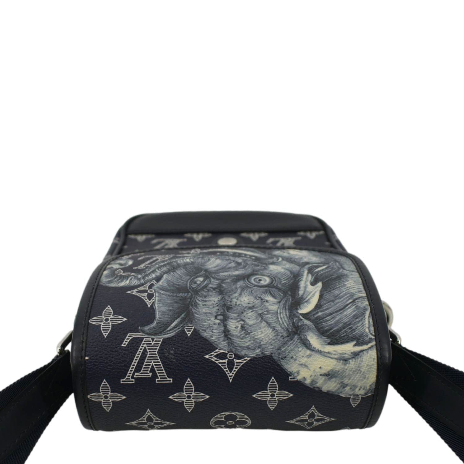 Louis Vuitton Blue Savane Canvas Chapman Brothers Lion/Elephant