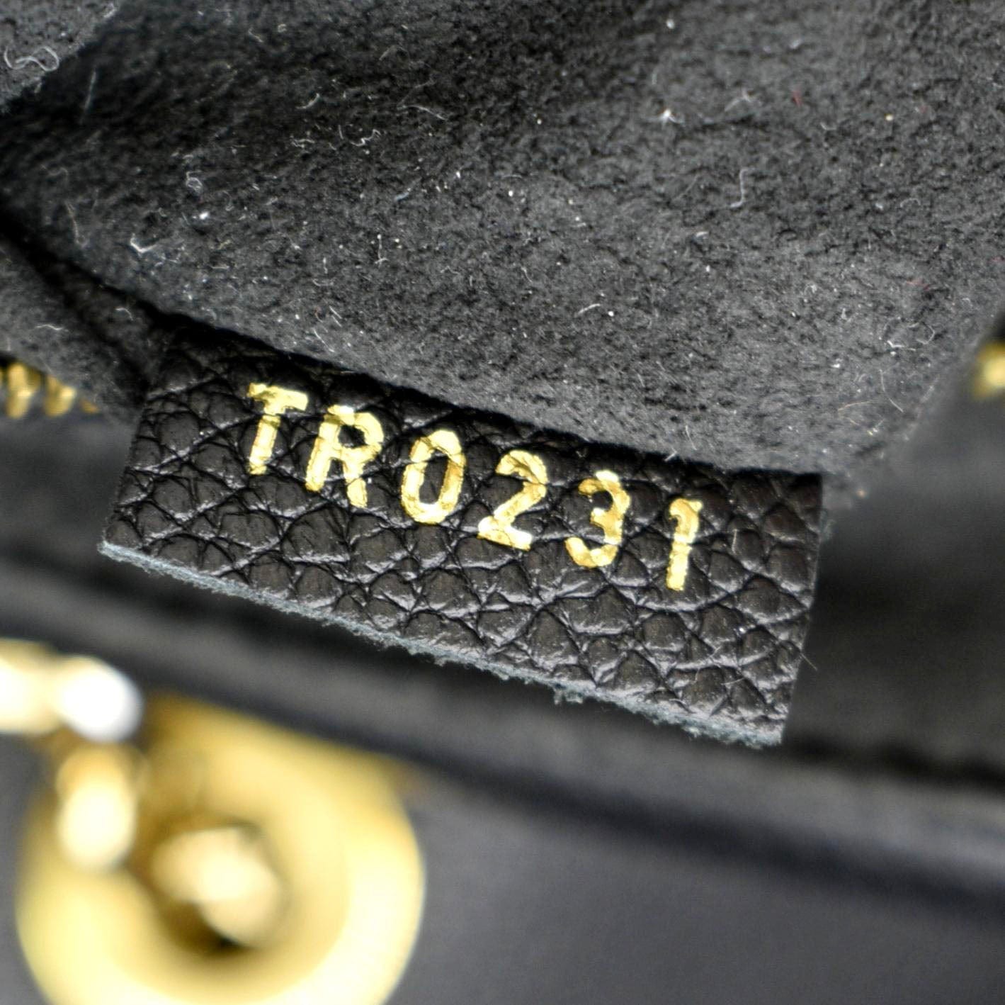 Louis Vuitton Monogram Empreinte Vavin PM Black M44151