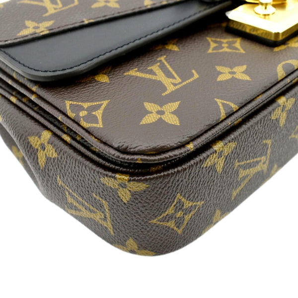 LOUIS VUITTON Marceau Monogram Canvas Shoulder Bag Black