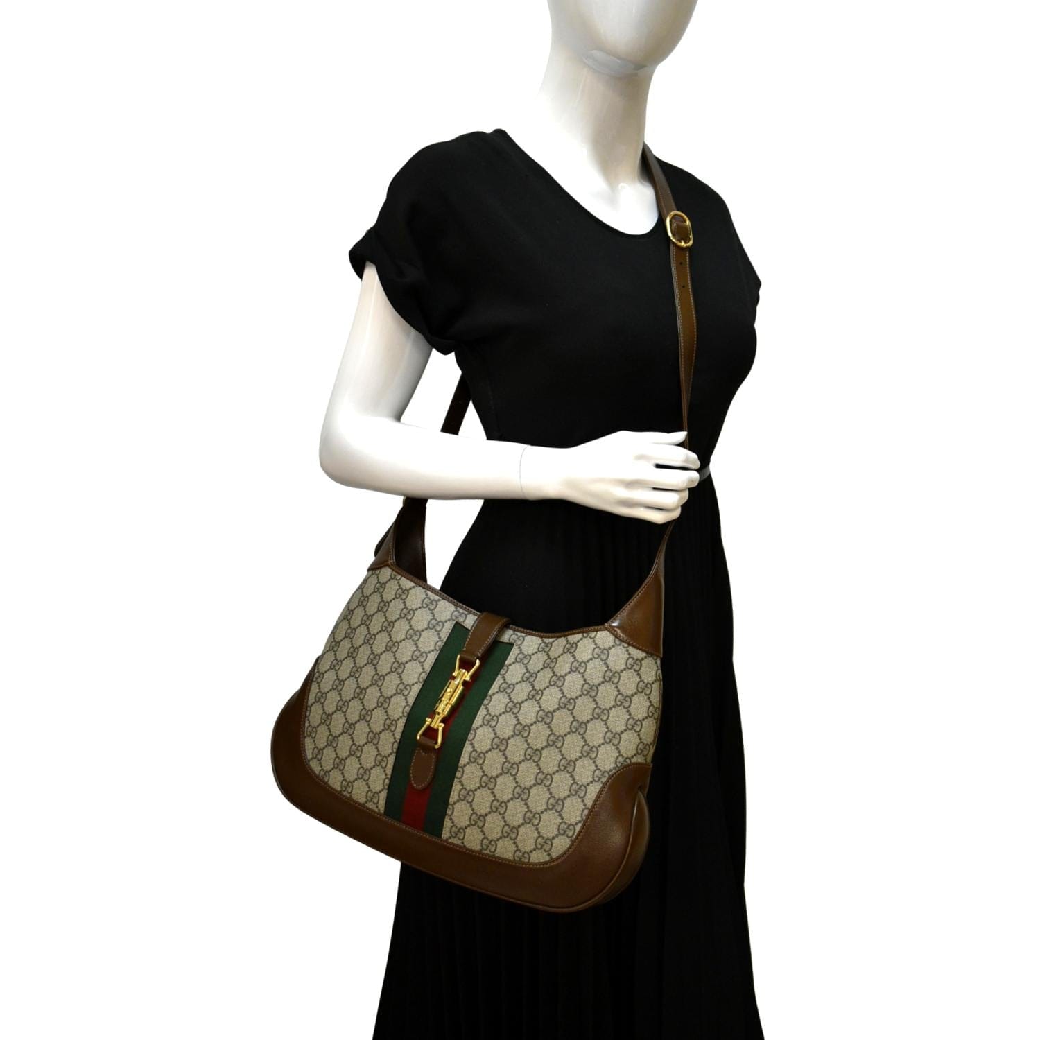 Jackie 1961 Medium Shoulder Bag in Beige - Gucci