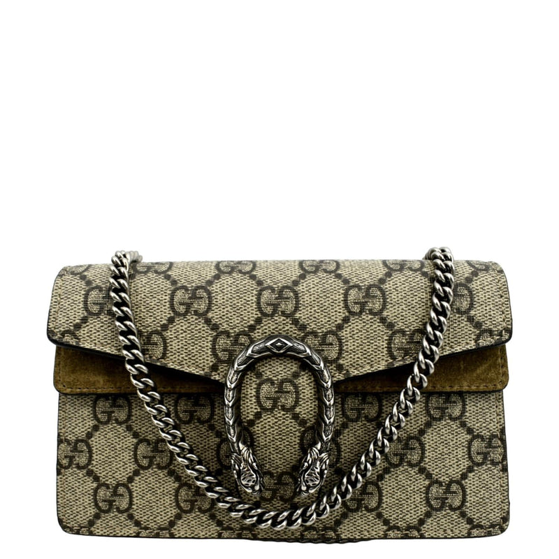 Gucci Mini Dionysus Super Beige Gg Supreme Canvas Cross Body Bag