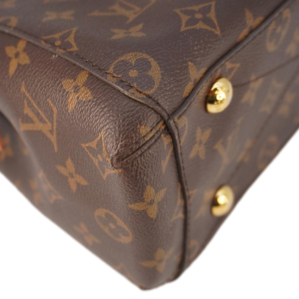 LOUIS VUITTON Montaigne BB Monogram Canvas Shoulder Bag Brown