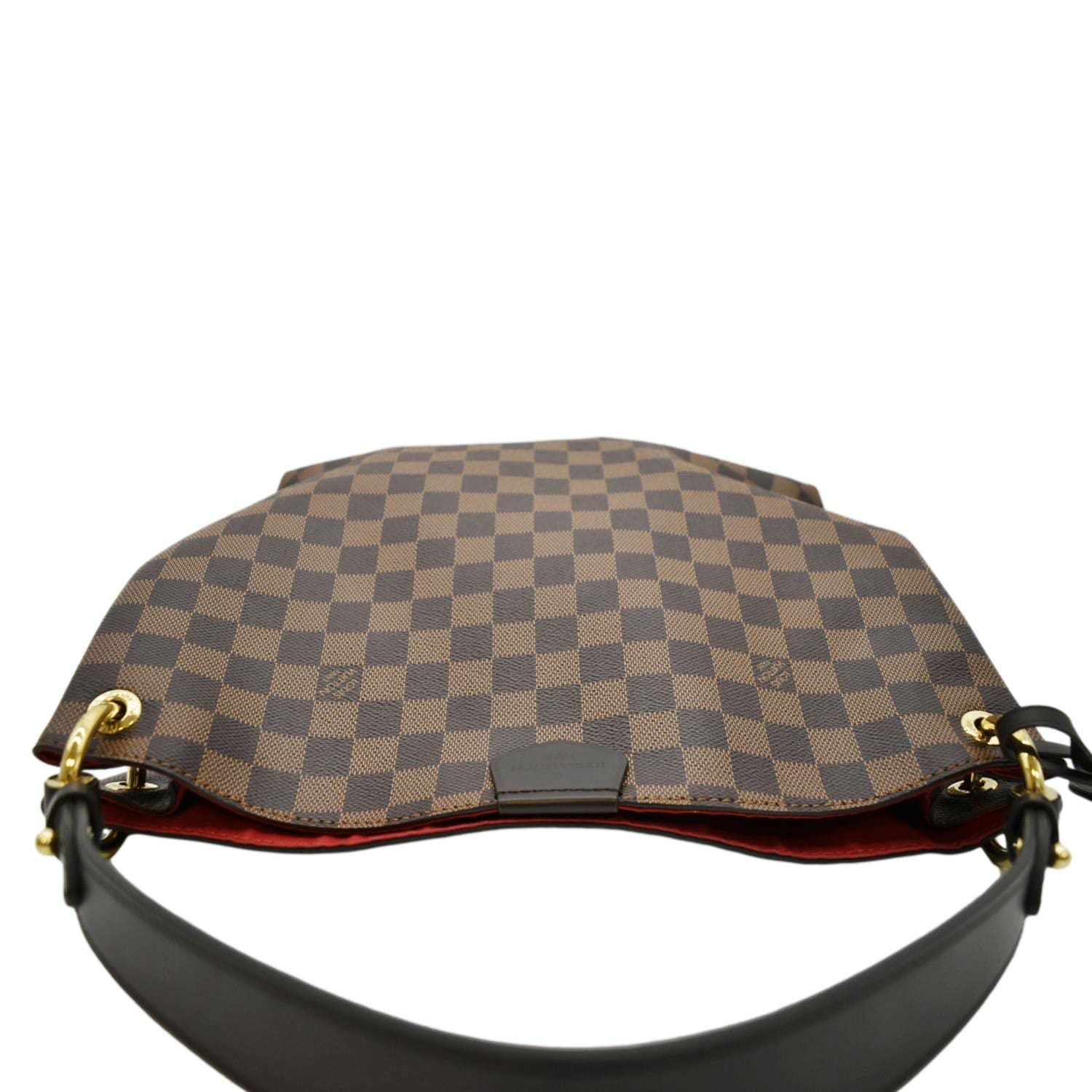 LOUIS VUITTON Graceful PM Damier Ebene Shoulder Bag Brown