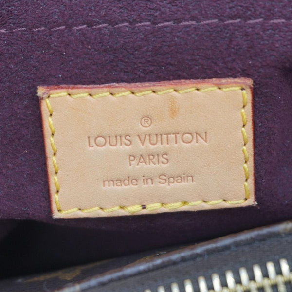 LOUIS VUITTON Montaigne BB Monogram Canvas Shoulder Bag Brown