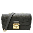 LOUIS VUITTON Marceau PM Monogram Empreinte Leather Shoulder Bag Black