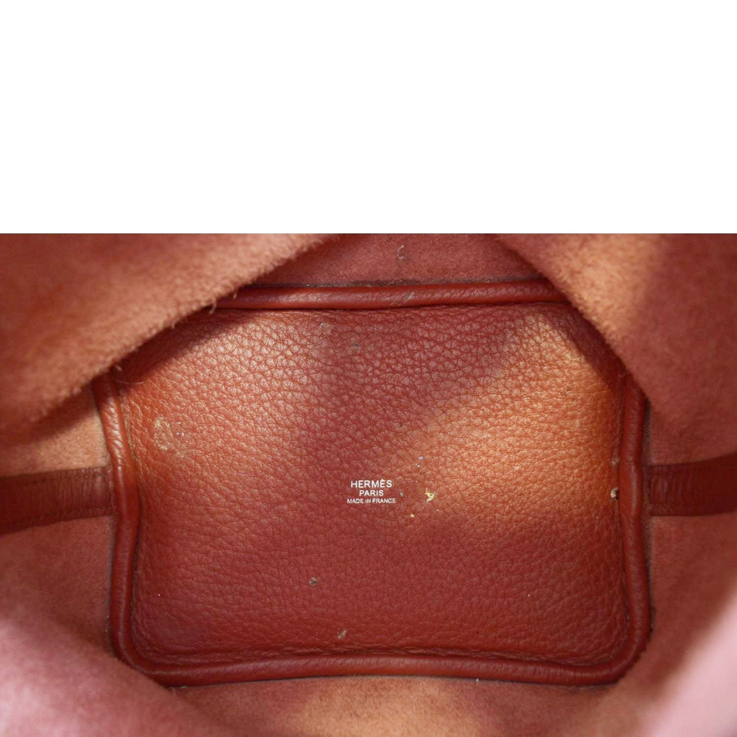 Hermes Picotin Lock 18 Taurillon Clemence Leather Hobo Bag