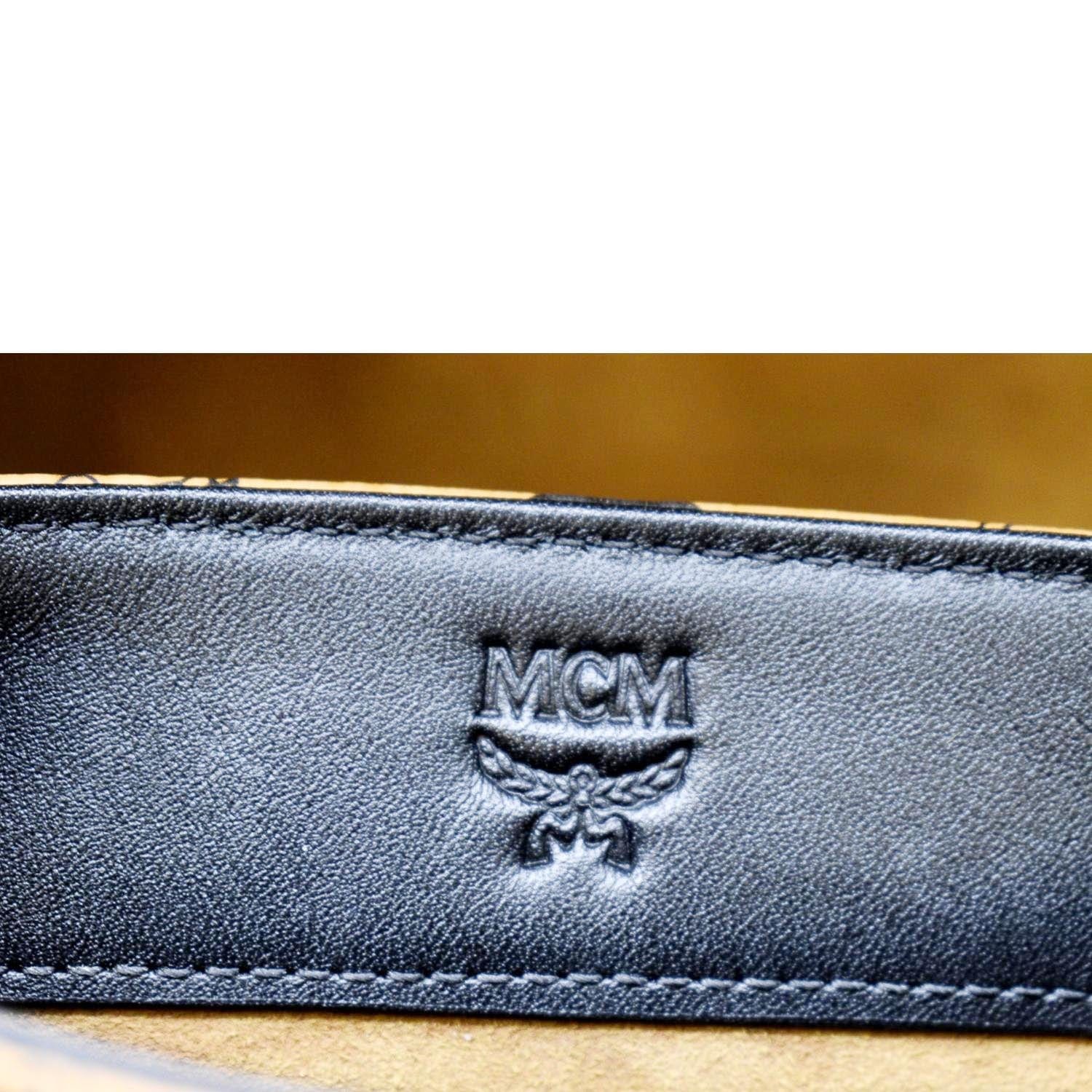 MCM Black Vallarta Blue Splash Logo Monogram Phone Crossbody Bag NWT –  Design Her Boutique