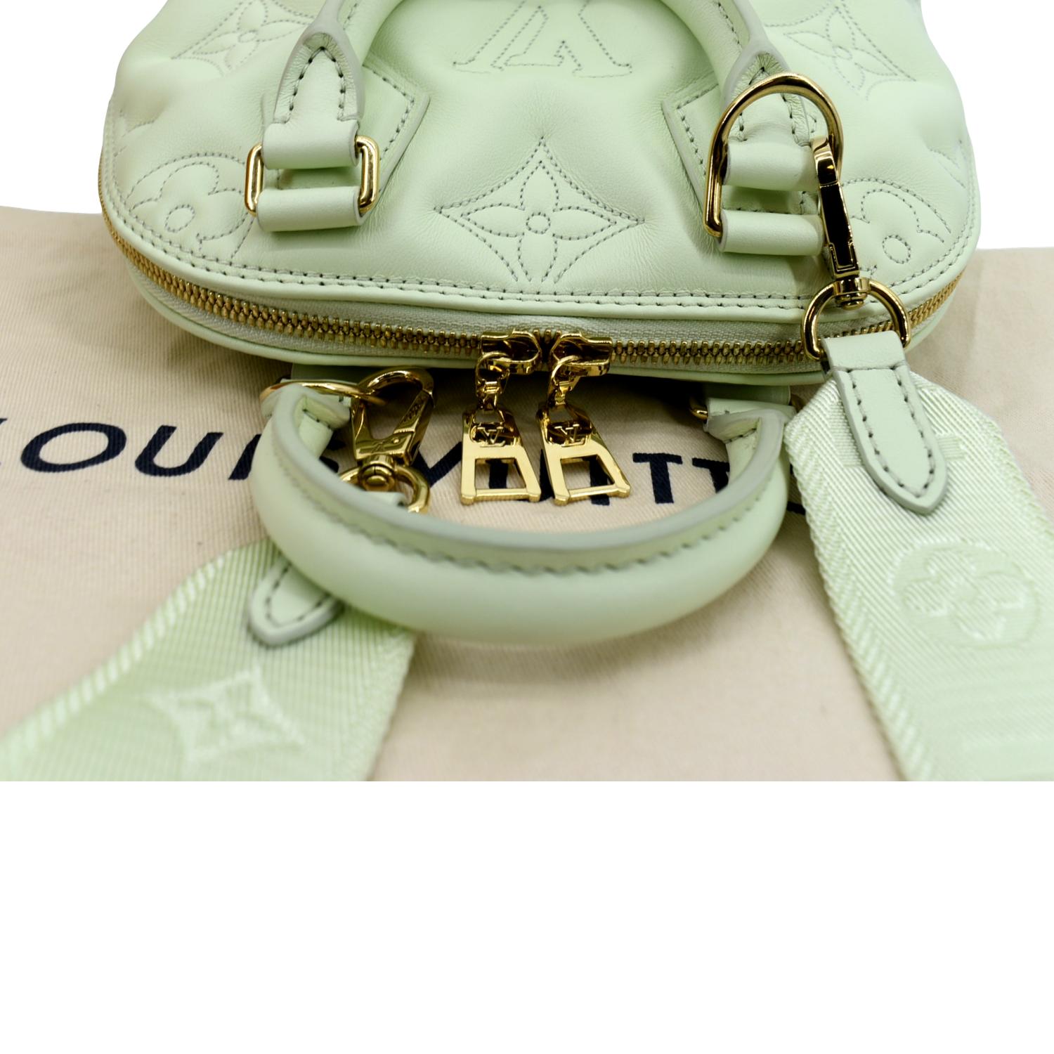 Louis Vuitton Alma BB Bubblegram Leather Satchel Bag