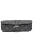 LOUIS VUITTON 3 Watch Case Monogram Eclipse Pouch Black