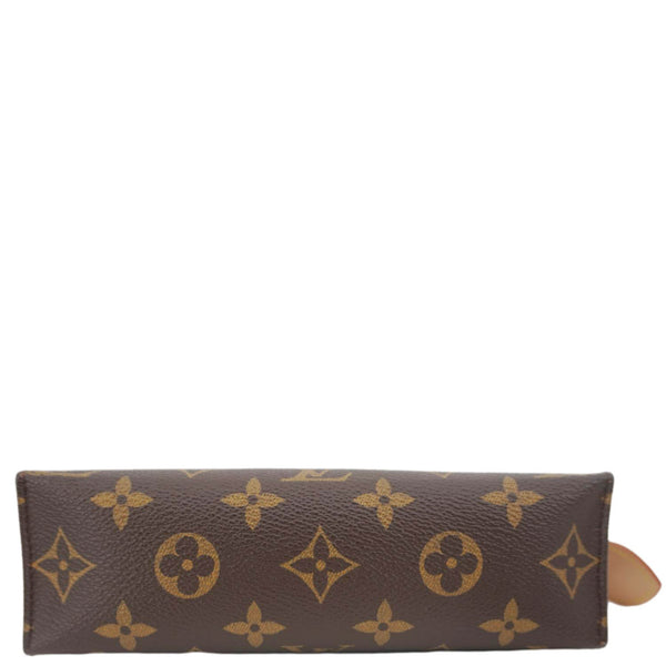 LOUIS VUITTON Toiletry 19 Pouch Monogram Canvas Clutch Brown