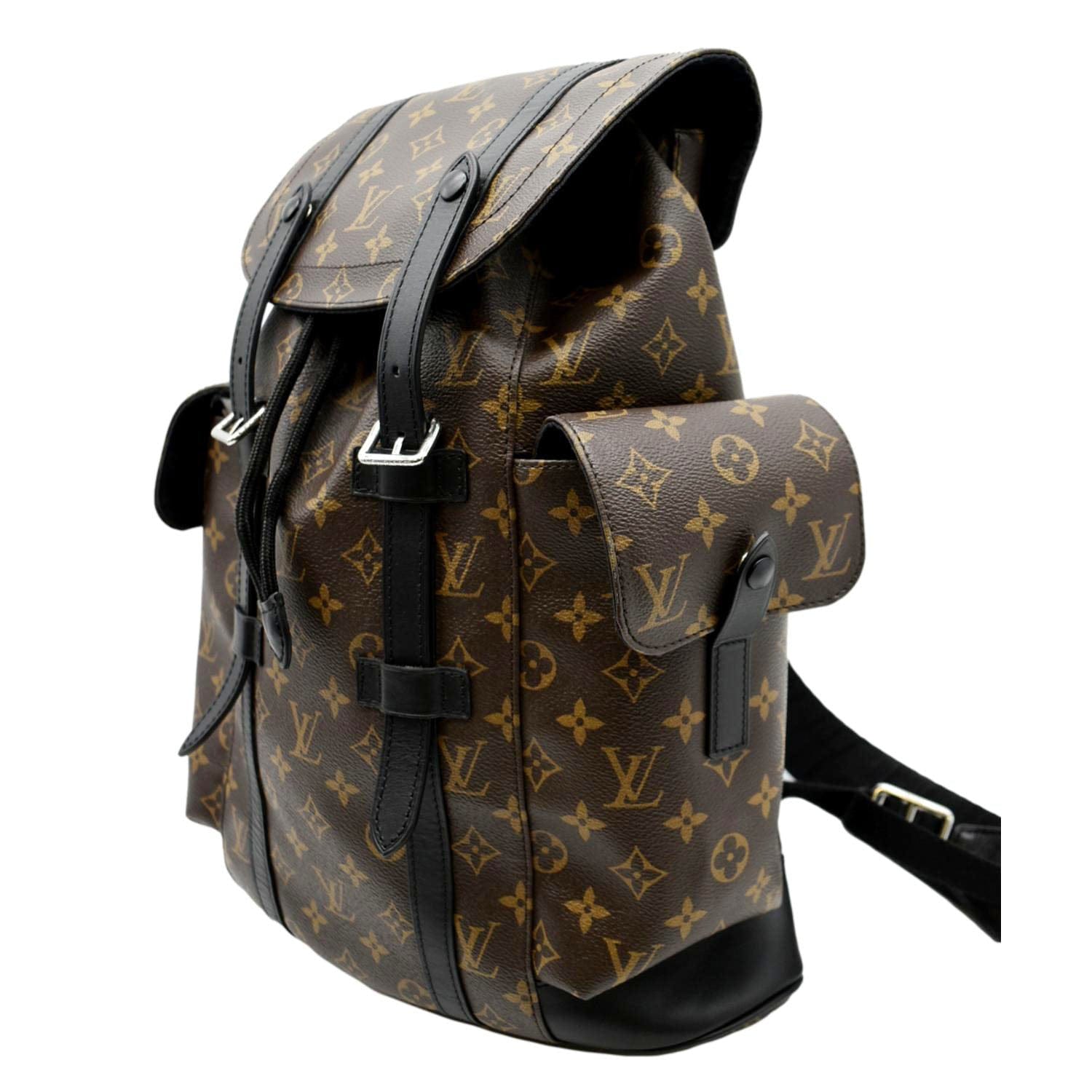 Louis Vuitton Monogram Macassar Christopher Backpack