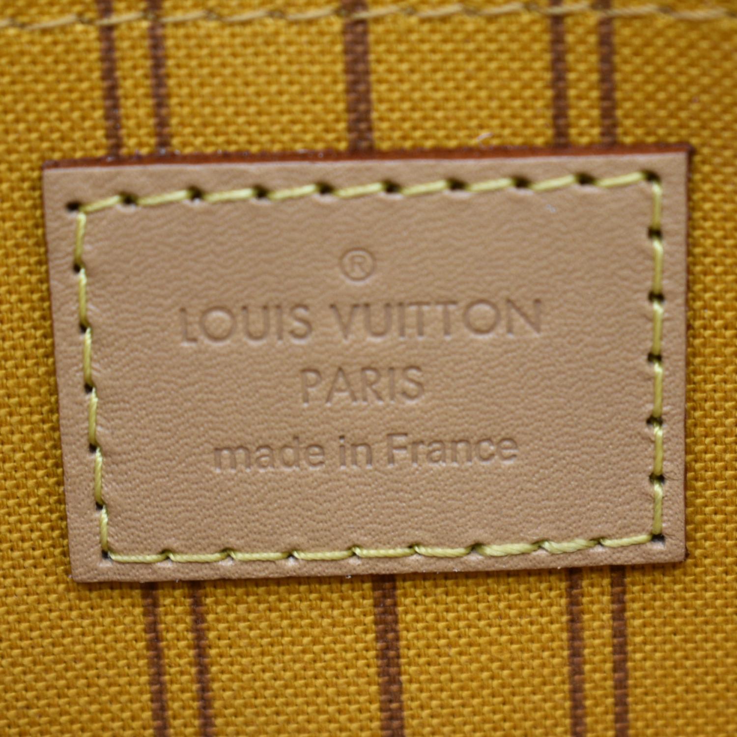 Louis Vuitton Neverfull GM Damier Azur Pochette Wristlet Pouch