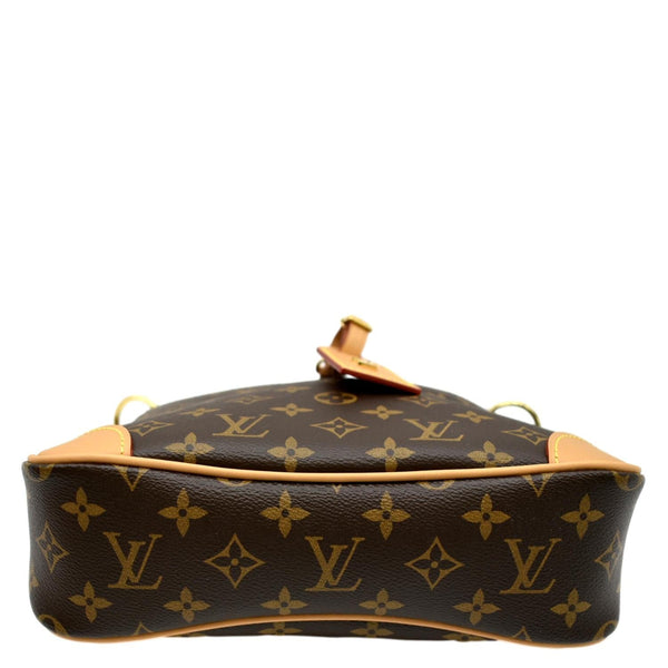 LOUIS VUITTON Odeon PM Monogram Canvas Crossbody Bag Brown