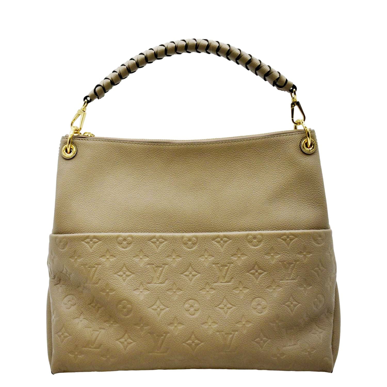 Louis Vuitton Turtledove Monogram Empreinte Leather Maida Hobo Bag