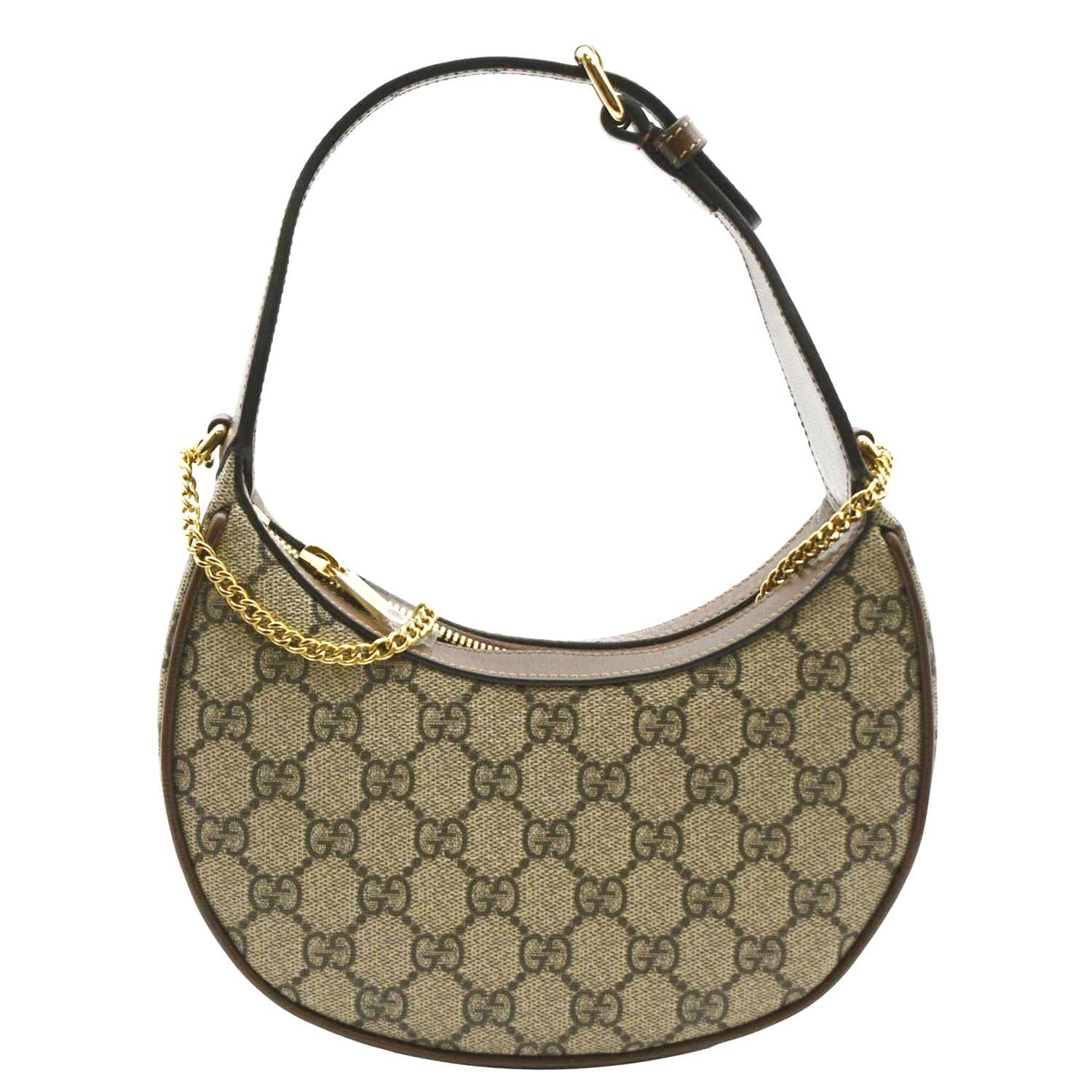 Gucci Monogram GG Supreme Hobo Shoulder Bag