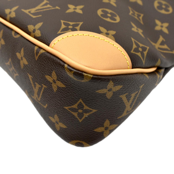 LOUIS VUITTON Odeon PM Monogram Canvas Crossbody Bag Brown