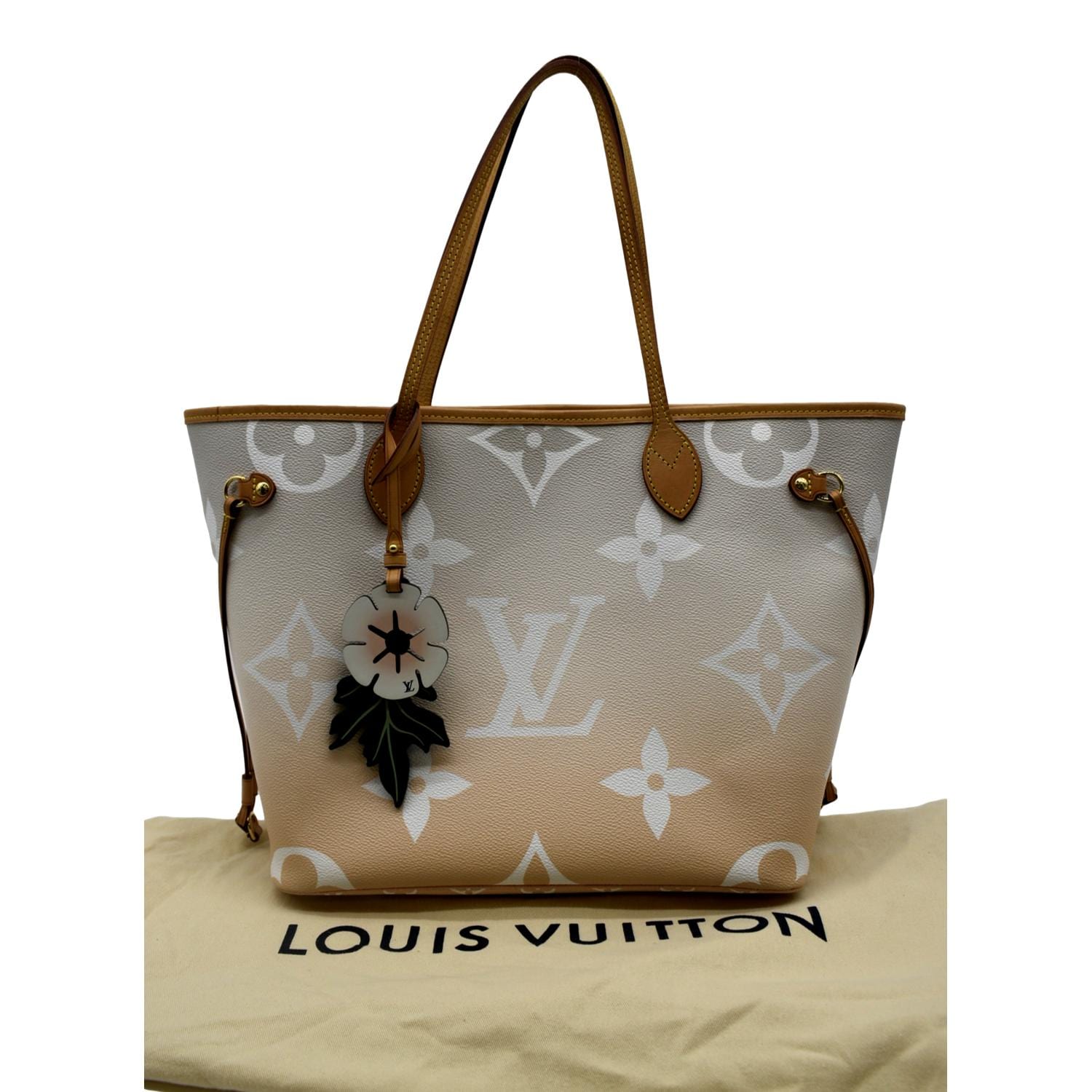 Louis Vuitton Neverfull MM Pool Monogram Giant Tote Bag