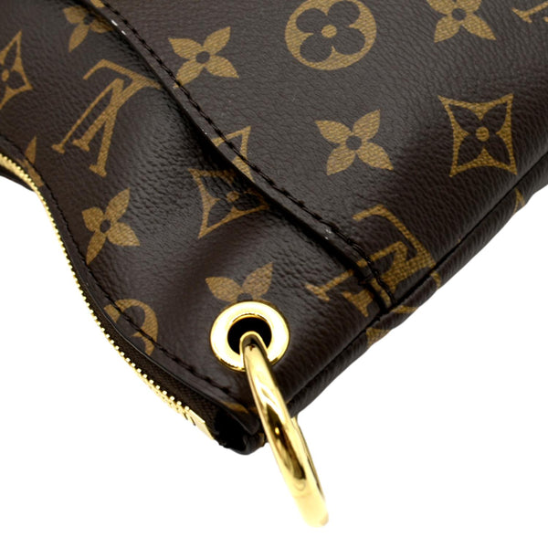 LOUIS VUITTON Odeon PM Monogram Canvas Crossbody Bag Brown