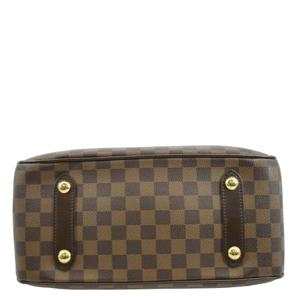 LOUIS VUITTON Roseberry Cabas Damier Ebene Shoulder Bag Brown