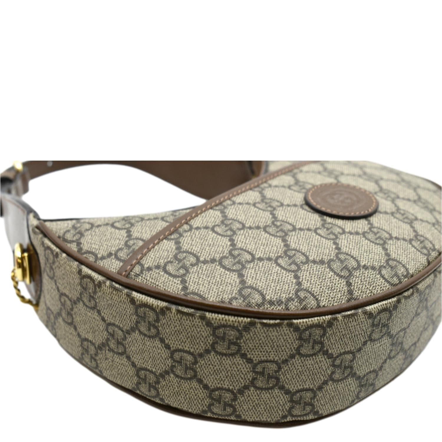 Midsize half-logo crossbody bag