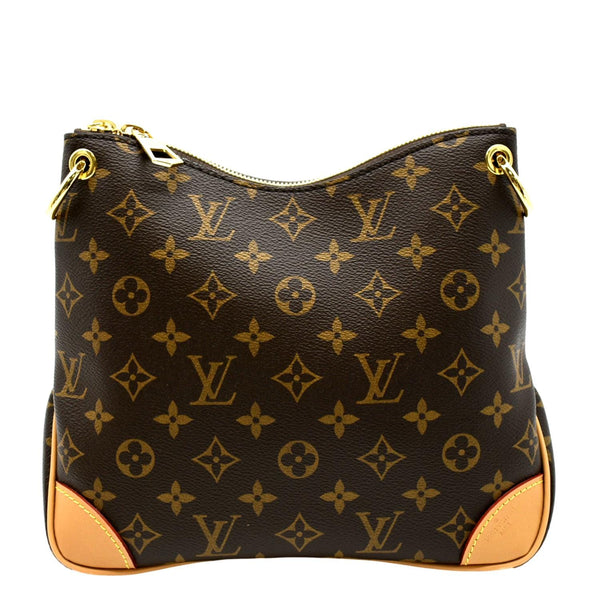 LOUIS VUITTON Odeon PM Monogram Canvas Crossbody Bag Brown