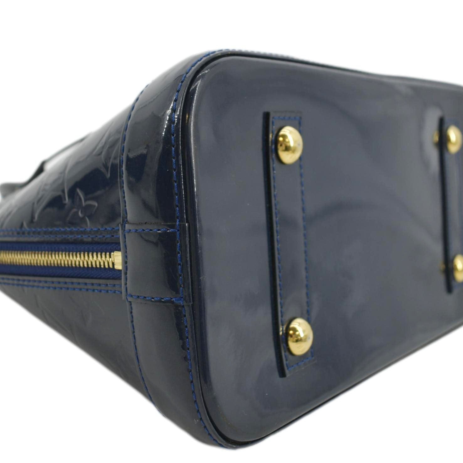 Louis Vuitton Dome Bag Sherwood Monogram Vernis GM Teal in Patent