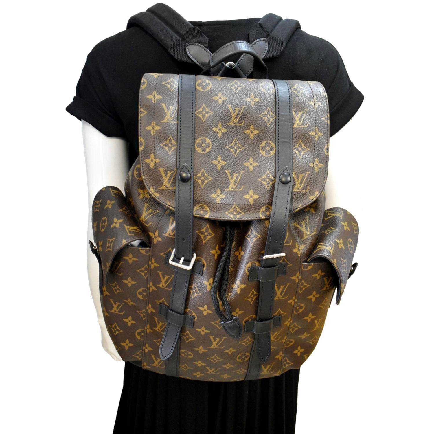 Louis Vuitton Monogram Macassar Christopher PM - Brown Backpacks, Bags -  LOU802390