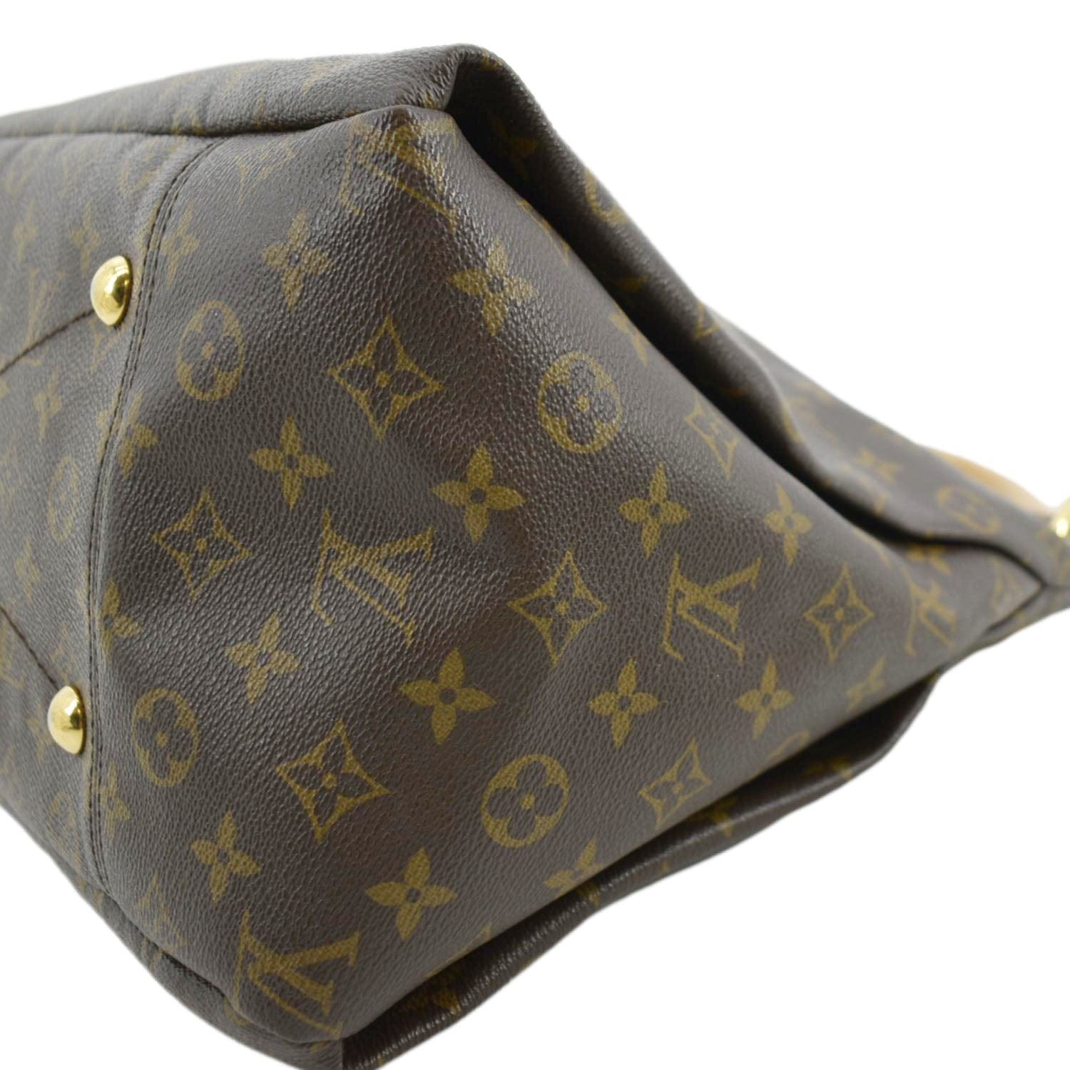 RichardyoungonlineShops Designer Handbags - LOUIS VUITTON Artsy MM Monogram  Canvas Hobo Bag Brown - Жіноча сумка у стилі louis vuitton multi pochette  green