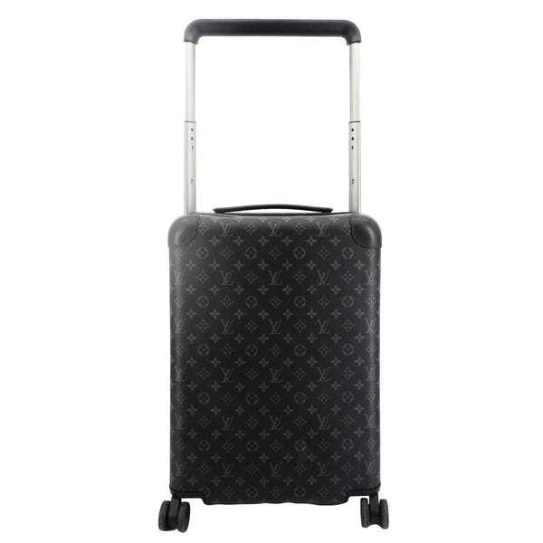 LOUIS VUITTON Horizon 55 Monogram Eclipse Canvas Rolling Suitcase Black