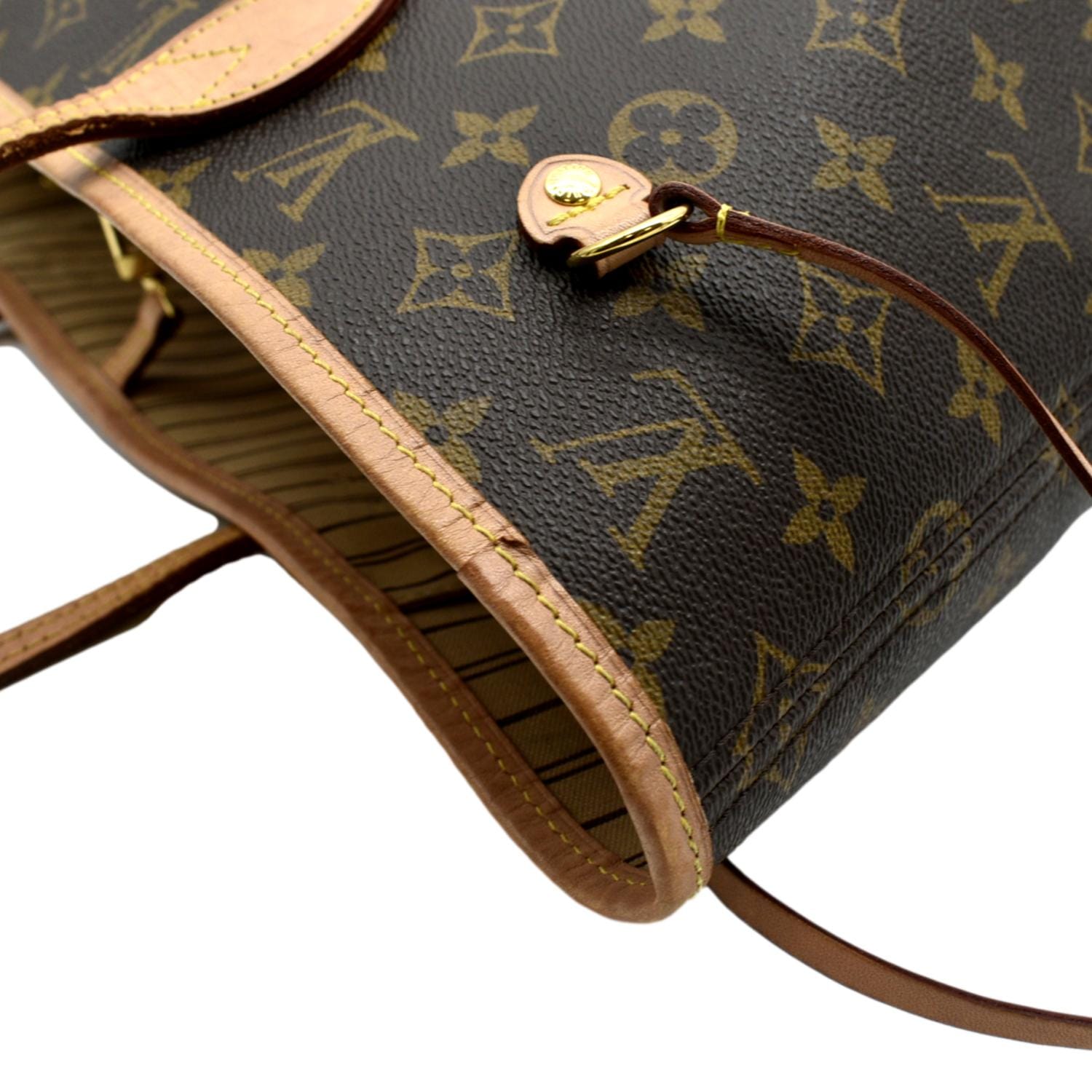 Louis Vuitton - Neverfull mm Tote Bag - Monogram Beige - Coated Canvas - Women - Luxury
