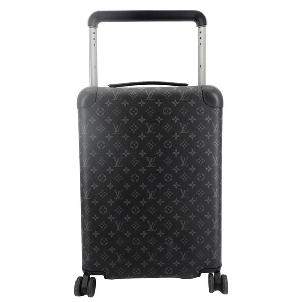 LOUIS VUITTON Horizon 55 Monogram Eclipse Canvas Rolling Suitcase Black