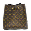 LOUIS VUITTON Neonoe Monogram Canvas Shoulder Bag Brown