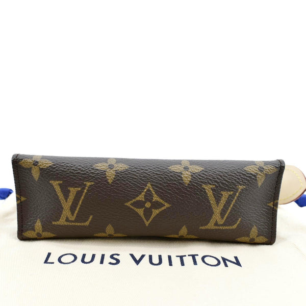 LOUIS VUITTON Toiletry 15 Monogram Canvas Cosmetics Pouch Brown