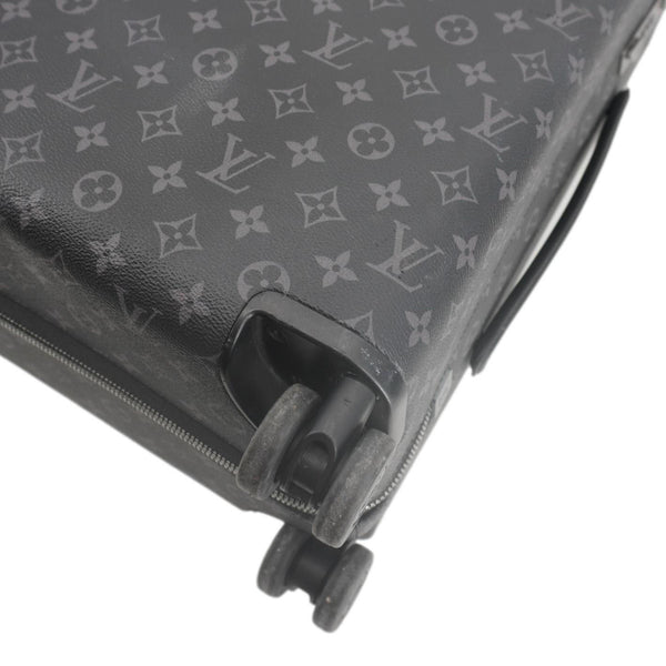 LOUIS VUITTON Horizon 55 Monogram Eclipse Canvas Rolling Suitcase Black