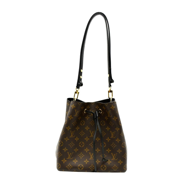 LOUIS VUITTON Neonoe Monogram Canvas Shoulder Bag Brown