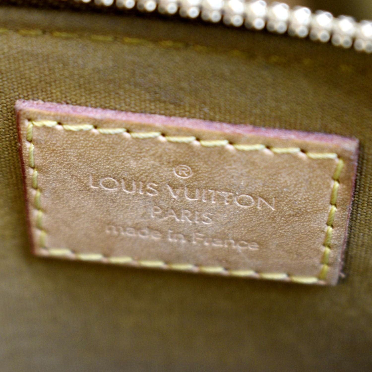 Louis Vuitton Vert Olive Monogram Vernis Alma BB w/ Strap