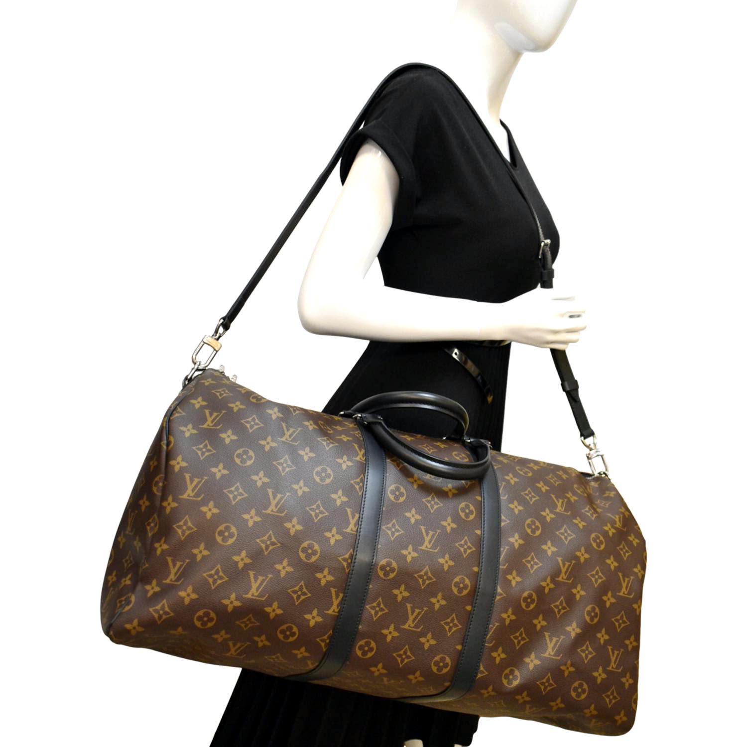 Louis Vuitton Monogram Macassar Keepall Bandouliere 55 Weekend - Brown  Weekenders, Bags - LOU578509