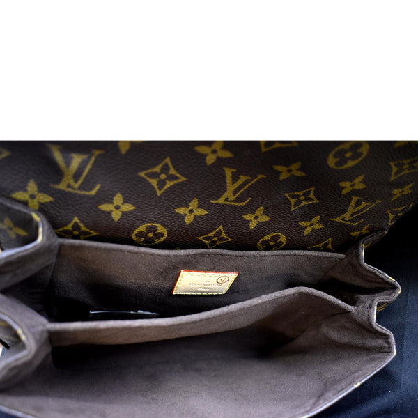 LOUIS VUITTON Metis Pochette Monogram Canvas Crossbody Bag Brown