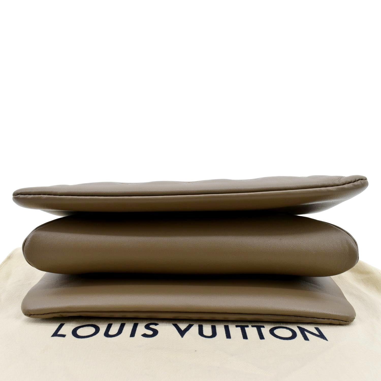 Louis Vuitton LV Coussin MM bag Taupe Brown Leather ref.495890