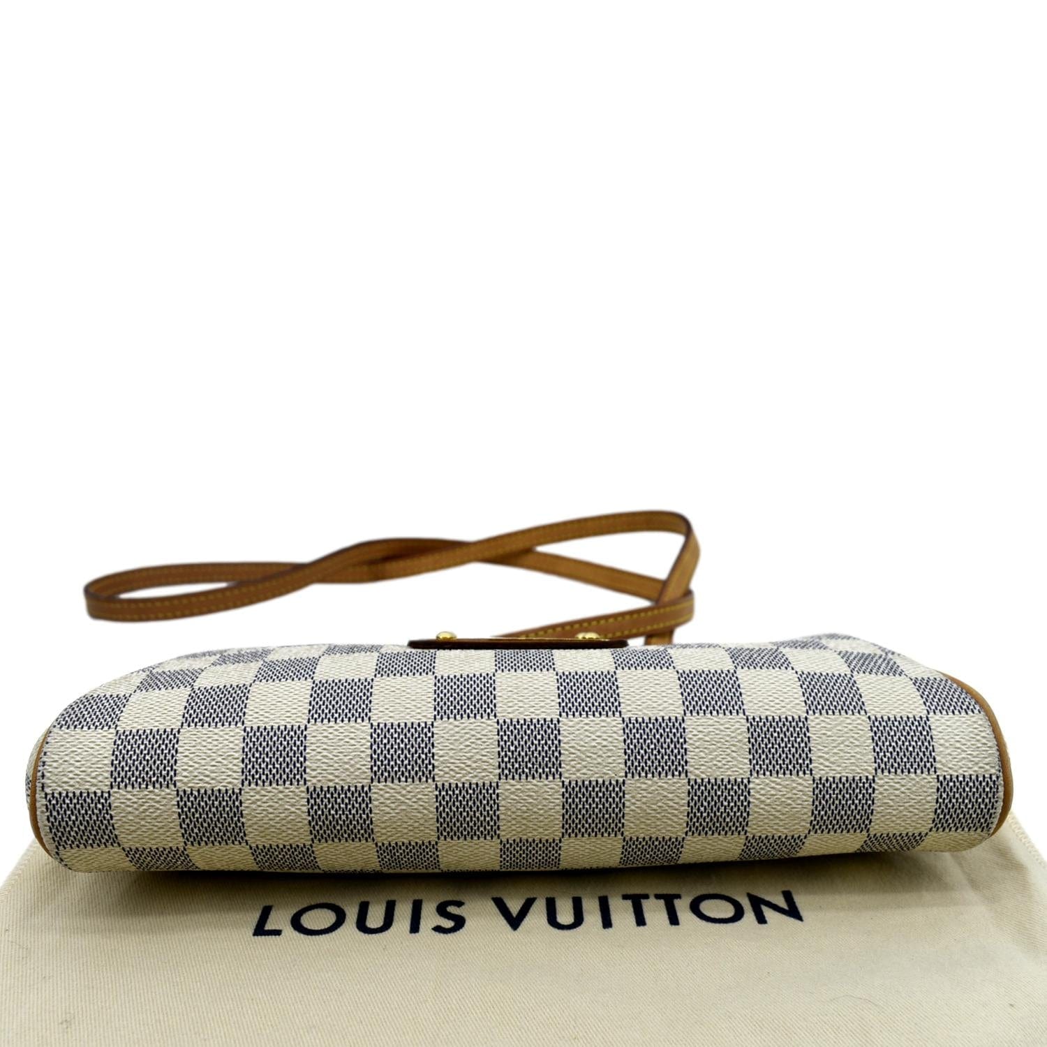 Louis Vuitton Damier Azur Pochette Eva Crossbody 2way 860868