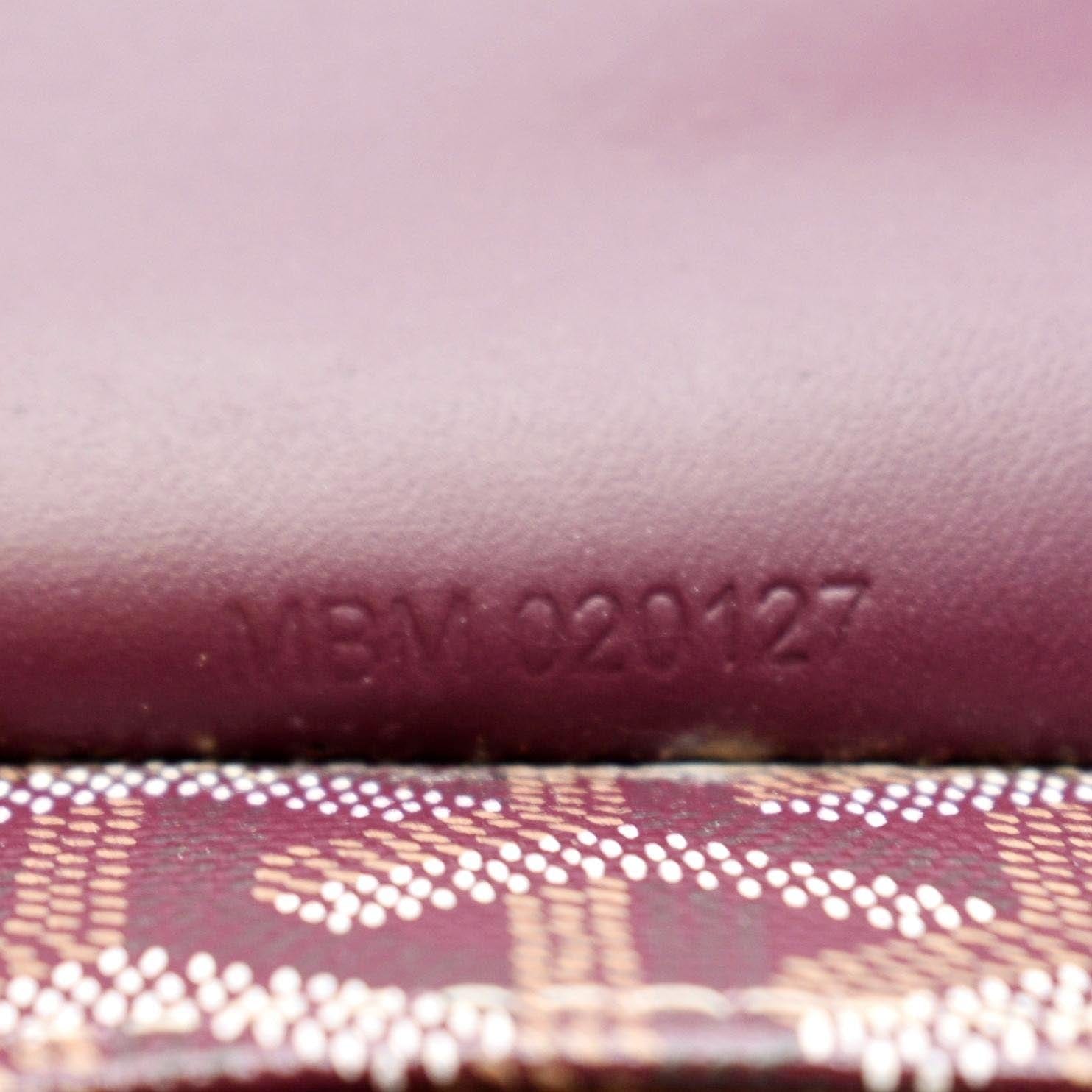 Goyard Goyardine Printed Card Holder - Purple Wallets, Accessories