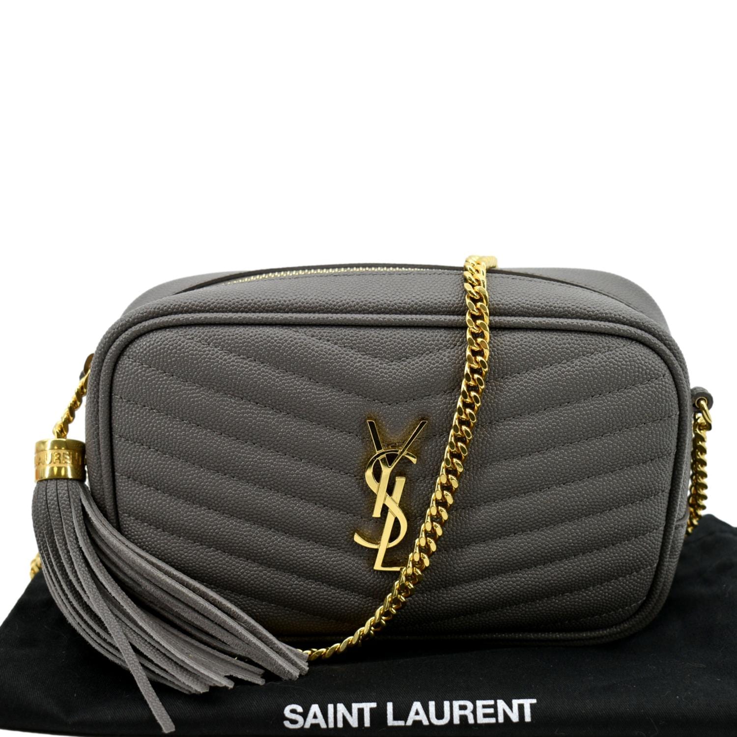 Saint Laurent Medium Lou Camera Bag - Grey