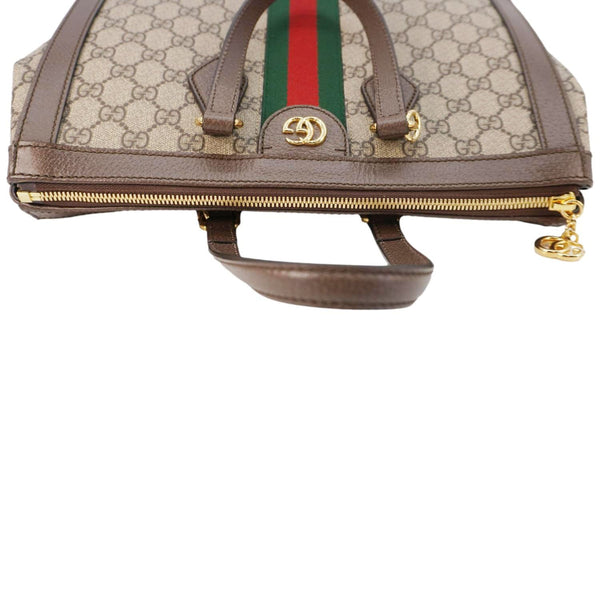 GUCCI Ophidia Medium GG Supreme Tote Shoulder Bag Beige 524537