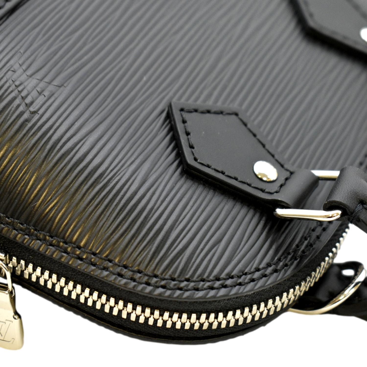 Louis Vuitton Denim Epi Leather Alma Nano Bag Louis Vuitton