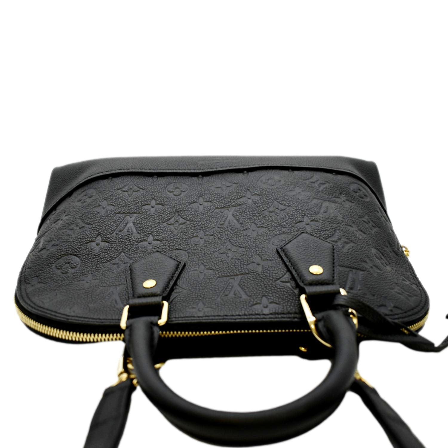 Louis Vuitton Neo Alma Handbag Monogram Empreinte Leather PM Black