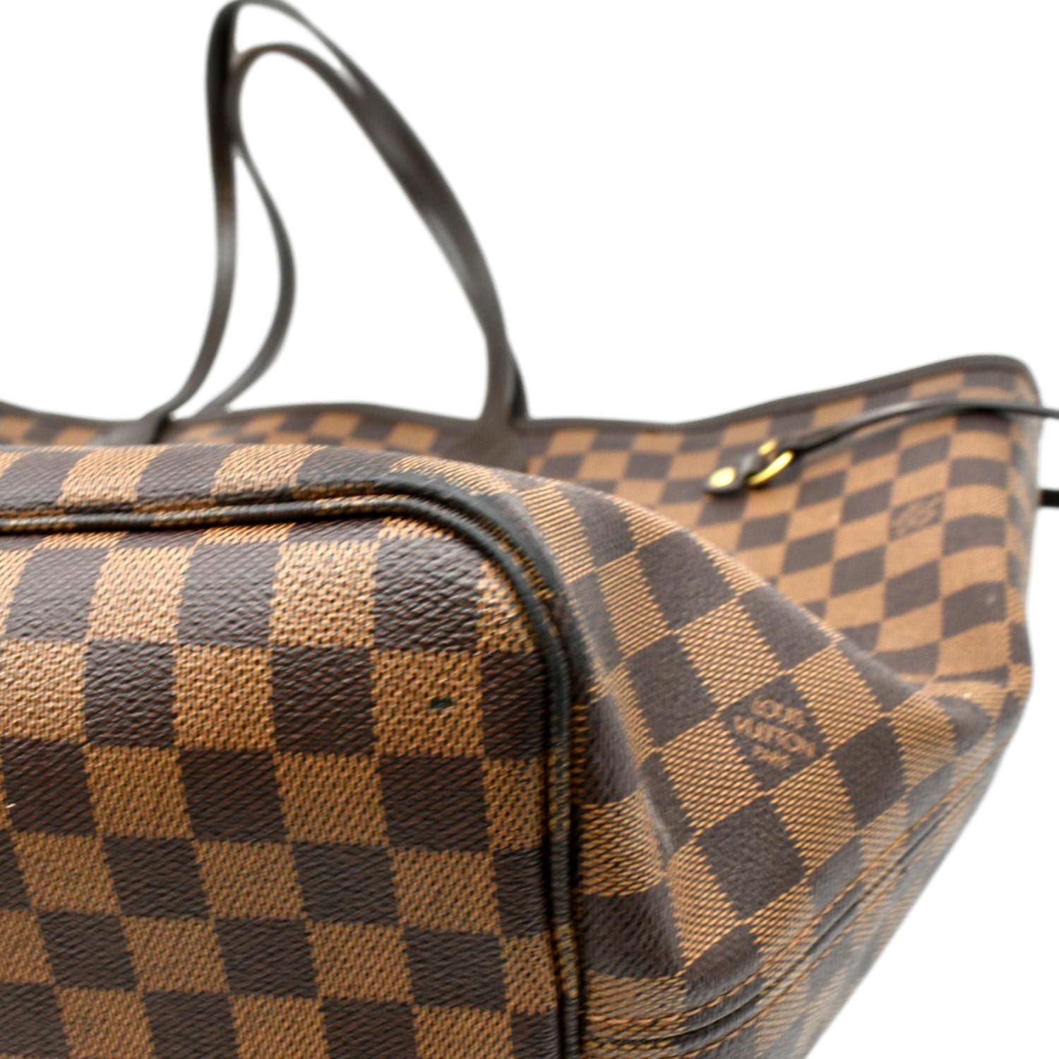 Louis Vuitton Neverfull GM Damier Ebene Tote Shoulder Bag