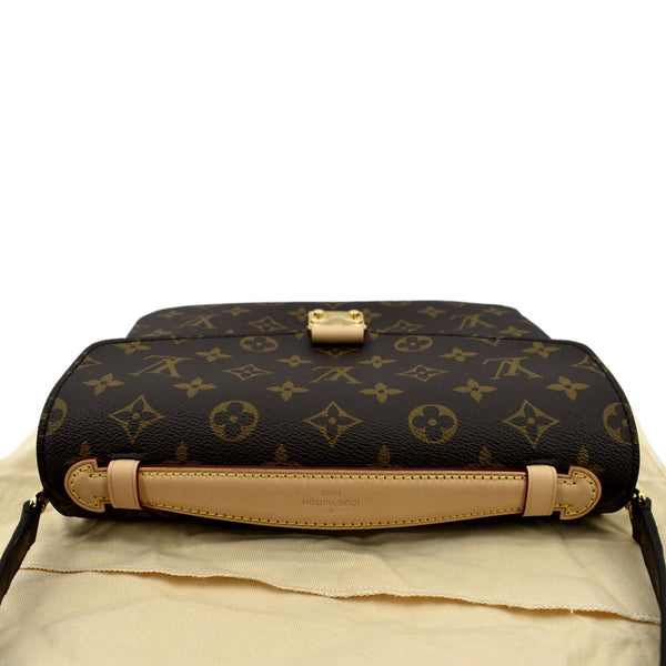 LOUIS VUITTON Metis Pochette Monogram Canvas Crossbody Bag Brown