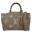 LOUIS VUITTON Petit Palais Embossed Leather Shoulder Bag Bicolor