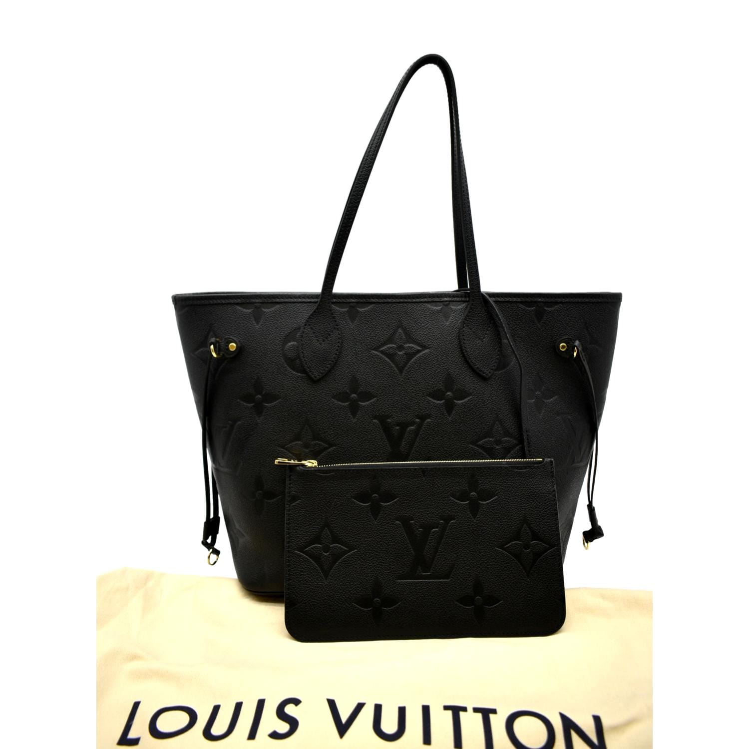 Louis Vuitton M58907 Neverfull mm , Black, One Size